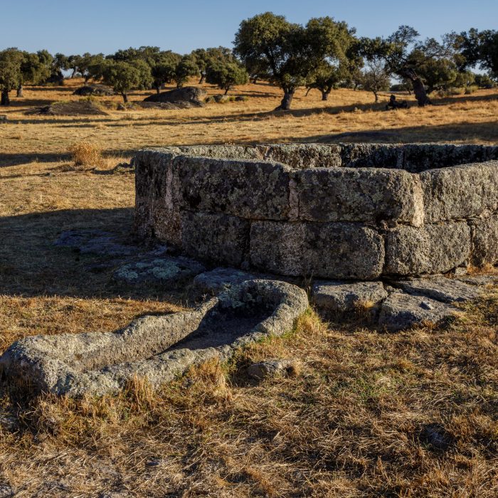 An ancient well in the Dehesa de la Luz, Extremadura, Spain